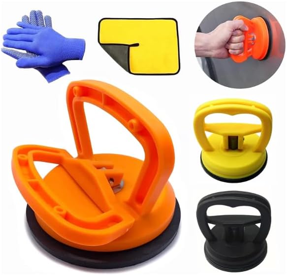 Dent Puller,Dent Removal Kit, 3 Pack Car Dent Puller Kit Handle Lifter,Powerful Car Dent Remover,Suction Cup Dent Puller and Paintless Dent Repair Kit for Car Body Dent,Glass,Tiles and Mirror